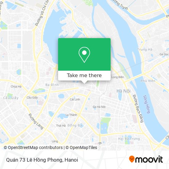Quán 73 Lê Hồng Phong map
