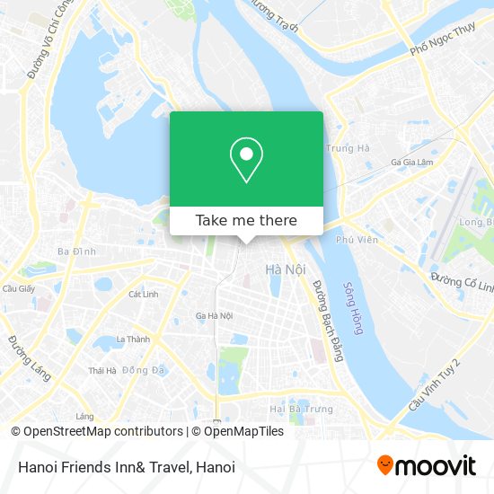 Hanoi Friends Inn& Travel map