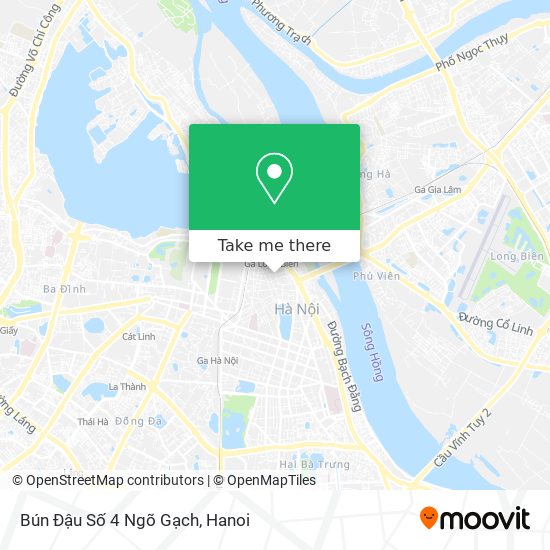 Bún Đậu Số 4 Ngõ Gạch map