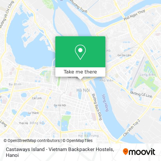 Castaways Island - Vietnam Backpacker Hostels map