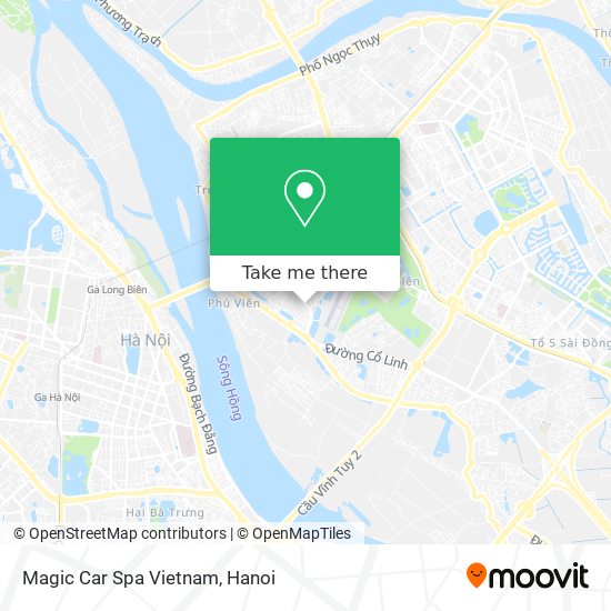 Magic Car Spa Vietnam map