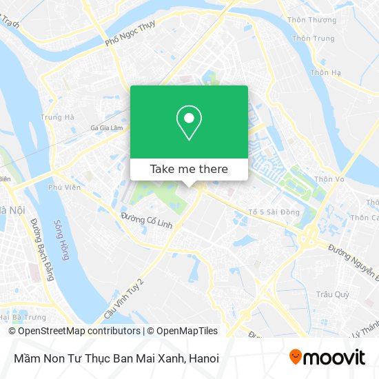 Mầm Non Tư Thục Ban Mai Xanh map