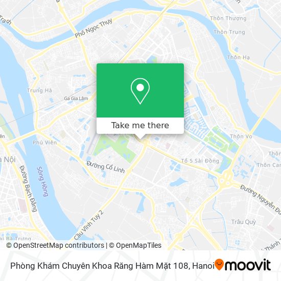 Phòng Khám Chuyên Khoa Răng Hàm Mặt 108 map