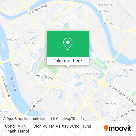 Công Ty TNHH Dịch Vụ TM Và Xây Dựng Trung Thành map