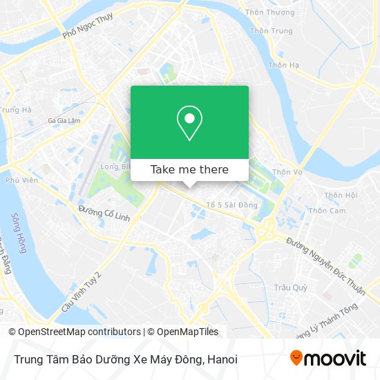 Trung Tâm Bảo Dưỡng Xe Máy Đông map