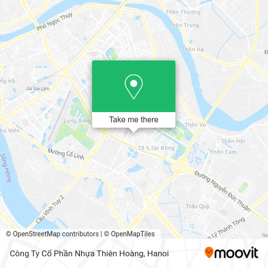Công Ty Cổ Phần Nhựa Thiên Hoàng map