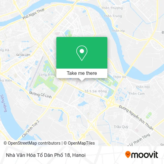 Nhà Văn Hóa Tổ Dân Phố 18 map