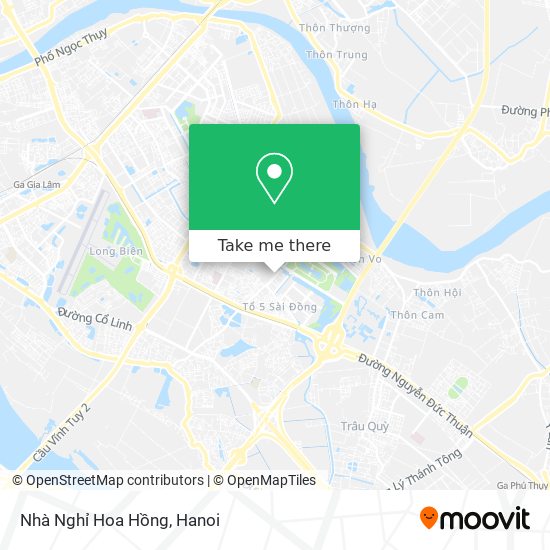 Nhà Nghỉ Hoa Hồng map