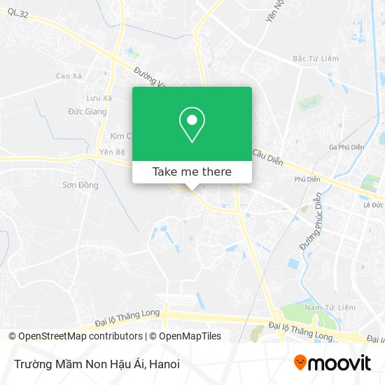 Trường Mầm Non Hậu Ái map