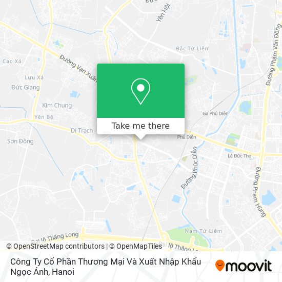 Công Ty Cổ Phần Thương Mại Và Xuất Nhập Khẩu Ngọc Ánh map