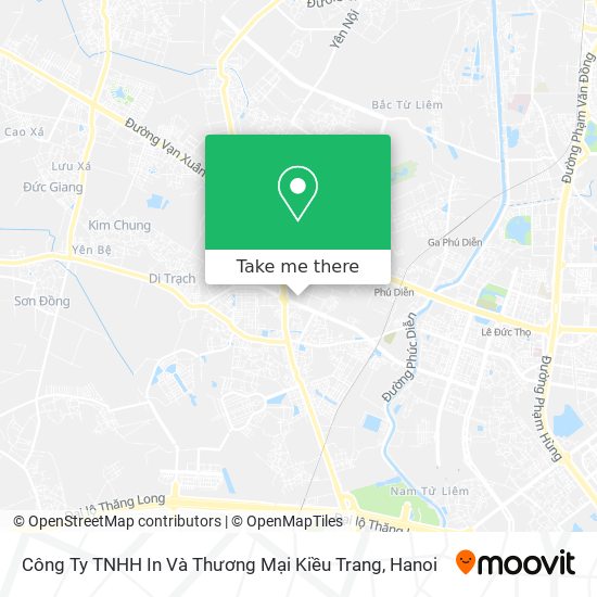 Công Ty TNHH In Và Thương Mại Kiều Trang map