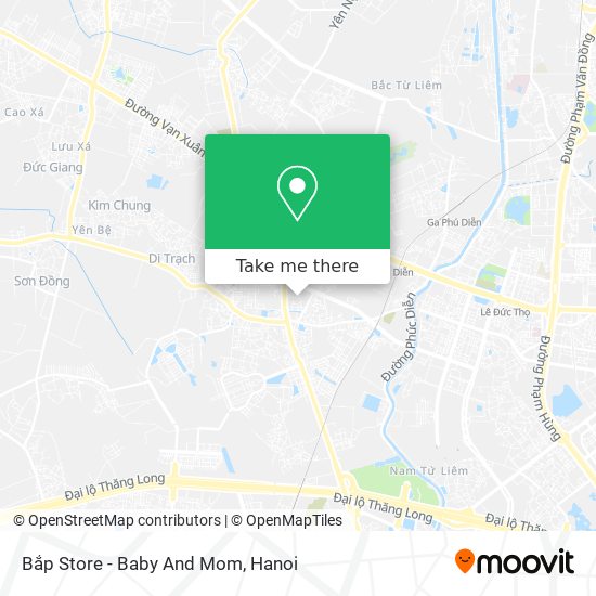 Bắp Store - Baby And Mom map
