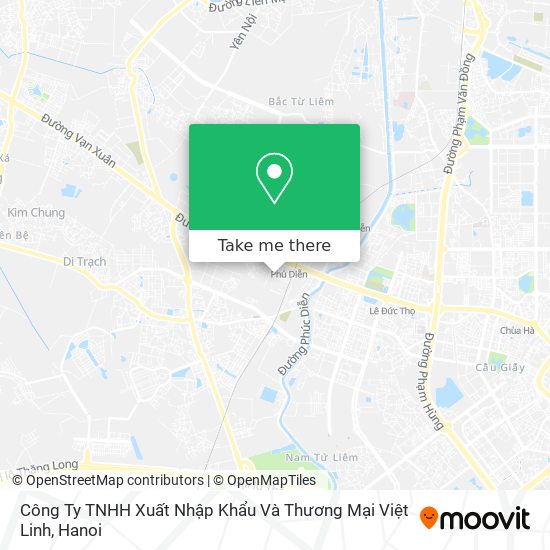 Công Ty TNHH Xuất Nhập Khẩu Và Thương Mại Việt Linh map