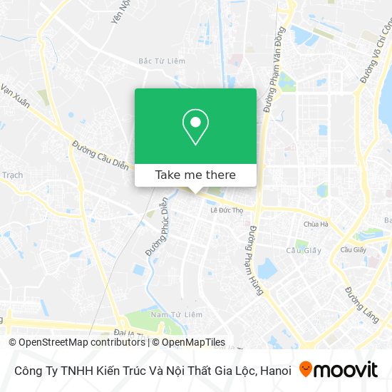 Công Ty TNHH Kiến Trúc Và Nội Thất Gia Lộc map