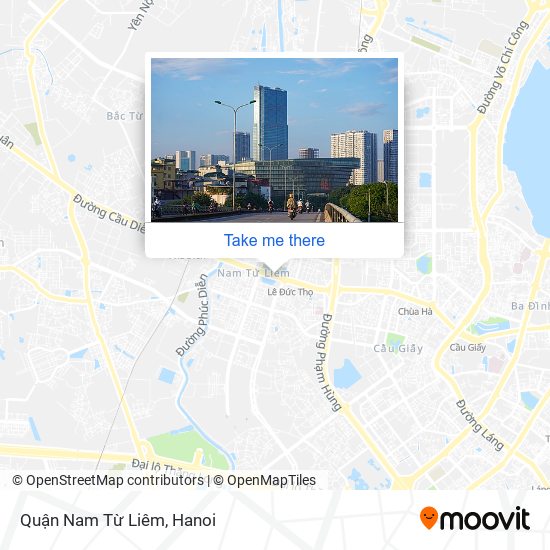 Quận Nam Từ Liêm map