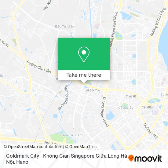 Goldmark City - Không Gian Singapore Giữa Lòng Hà Nội map