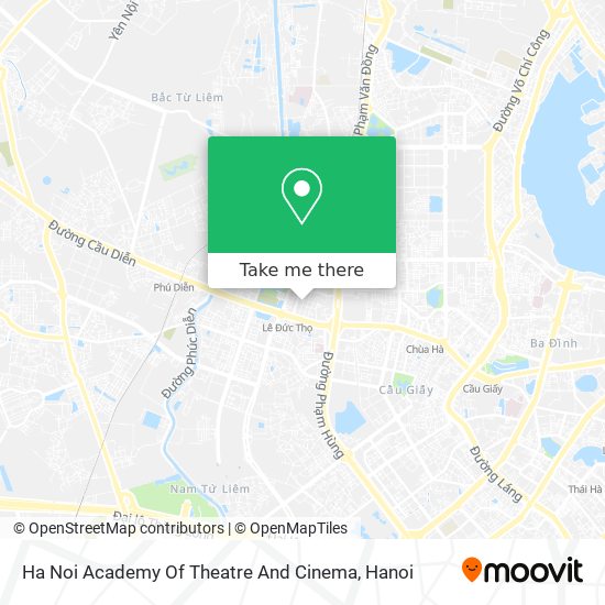Ha Noi Academy Of Theatre And Cinema map