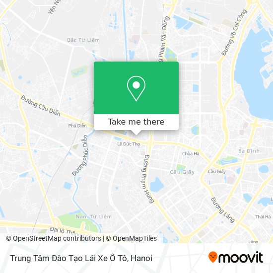 Trung Tâm Đào Tạo Lái Xe Ô Tô map