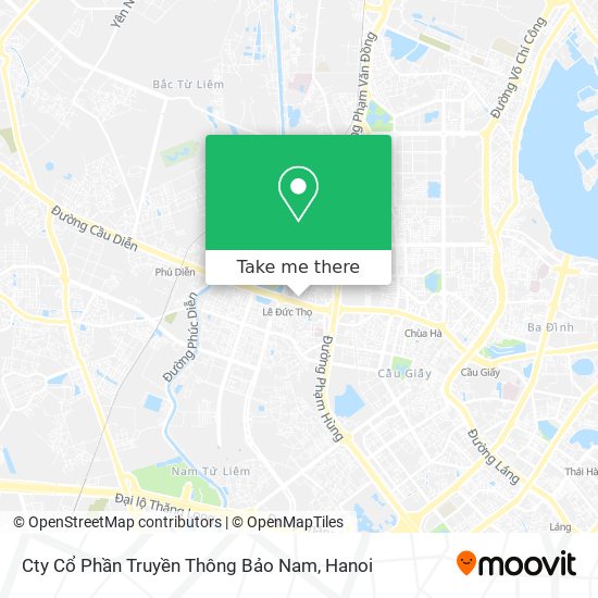 Cty Cổ Phần Truyền Thông Bảo Nam map