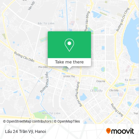 Lẩu 24 Trần Vỹ map