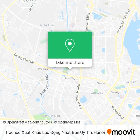 Traenco Xuất Khẩu Lao Động Nhật Bản Uy Tín map