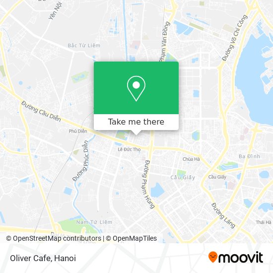 Oliver Cafe map