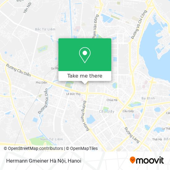 Hermann Gmeiner Hà Nội map