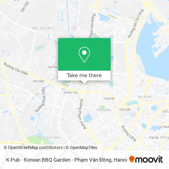 K-Pub - Korean BBQ Garden - Phạm Văn Đồng map