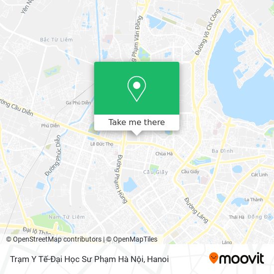 Trạm Y Tế-Đại Học Sư Phạm Hà Nội map