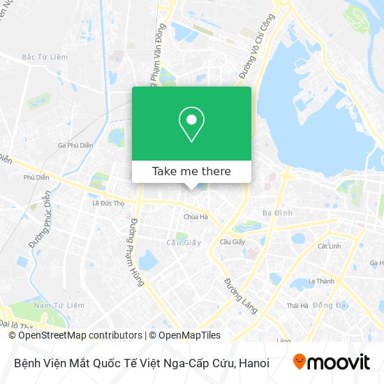 Bệnh Viện Mắt Quốc Tế Việt Nga-Cấp Cứu map