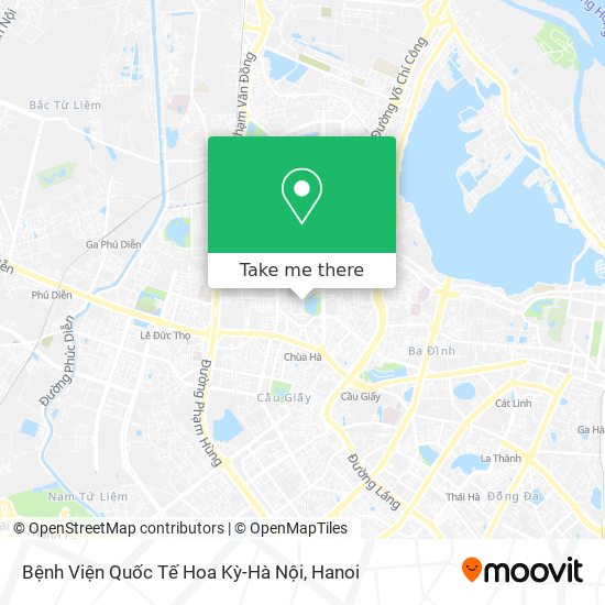 Bệnh Viện Quốc Tế Hoa Kỳ-Hà Nội map