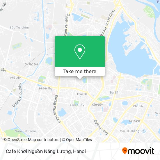 Cafe Khơi Nguồn Năng Lượng map