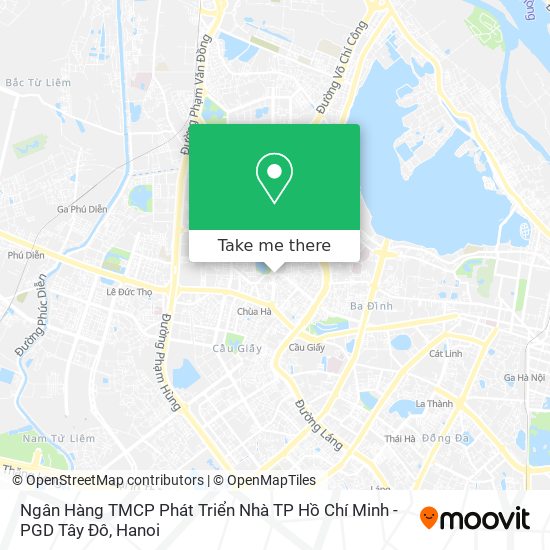Ngân Hàng TMCP Phát Triển Nhà TP Hồ Chí Minh - PGD Tây Đô map