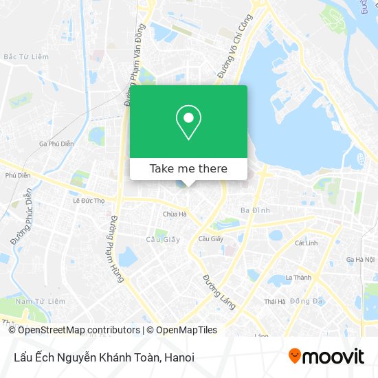 Lẩu Ếch Nguyễn Khánh Toàn map