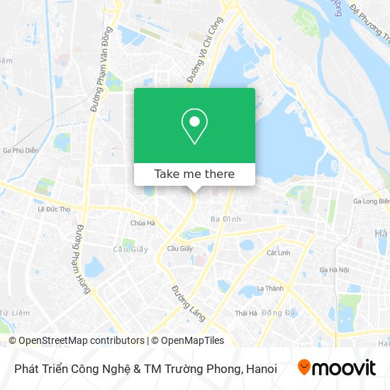 Phát Triển Công Nghệ & TM Trường Phong map
