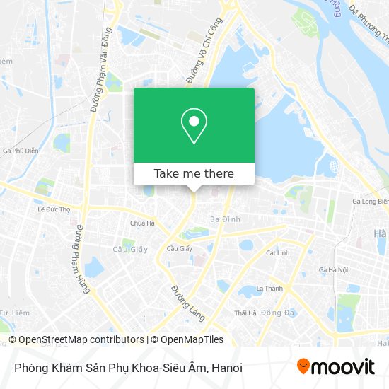 Phòng Khám Sản Phụ Khoa-Siêu Âm map