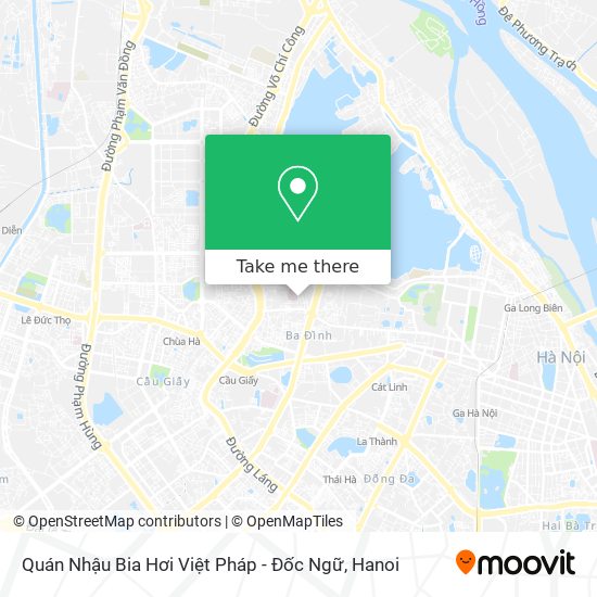 Quán Nhậu Bia Hơi Việt Pháp - Đốc Ngữ map