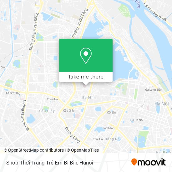 Shop Thời Trang Trẻ Em Bi Bin map