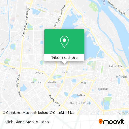 Minh Giang Mobile map