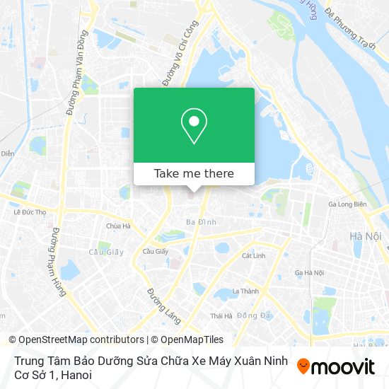 Trung Tâm Bảo Dưỡng Sửa Chữa Xe Máy Xuân Ninh Cơ Sở 1 map