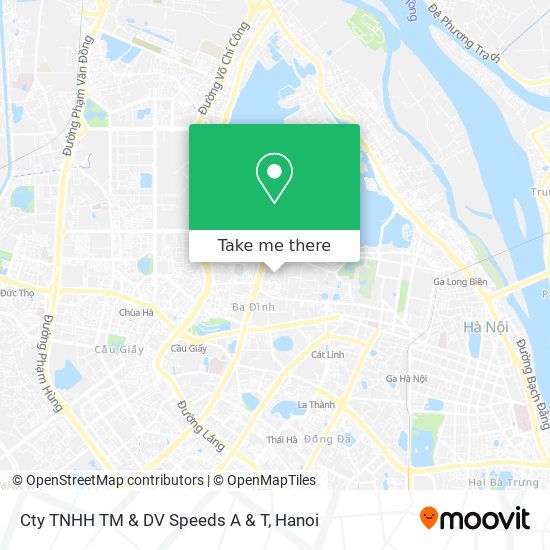 Cty TNHH TM & DV Speeds A & T map