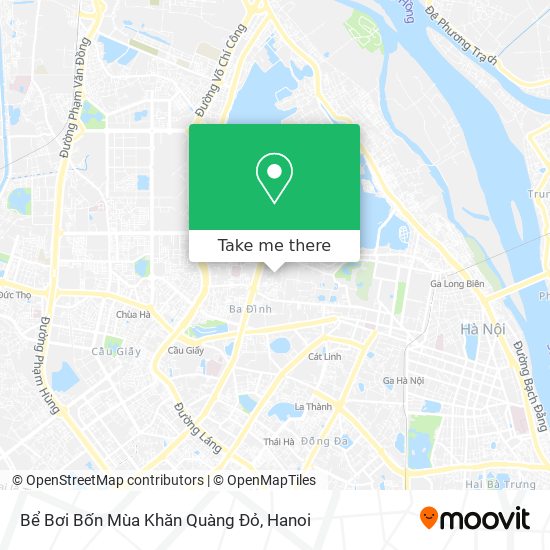 Bể Bơi Bốn Mùa Khăn Quàng Đỏ map