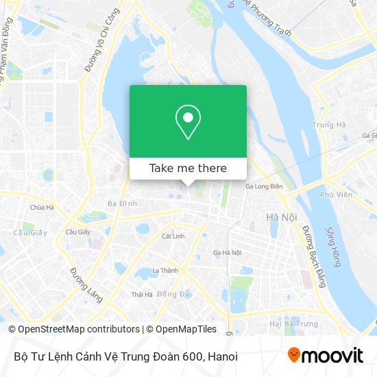 Bộ Tư Lệnh Cảnh Vệ Trung Đoàn 600 map