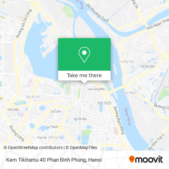 Kem Tikitamu 40 Phan Đình Phùng map