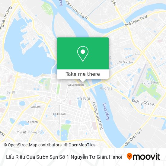 Lẩu Riêu Cua Sườn Sụn Số 1 Nguyễn Tư Giản map