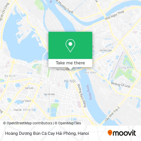 Hoàng Dương Bún Cá Cay Hải Phòng map