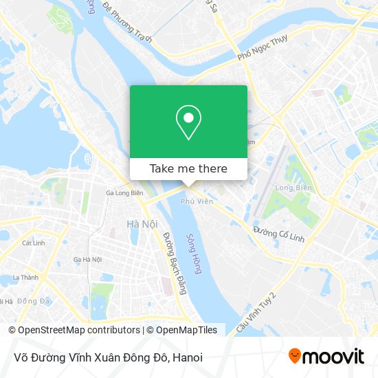 Võ Đường Vĩnh Xuân Đông Đô map
