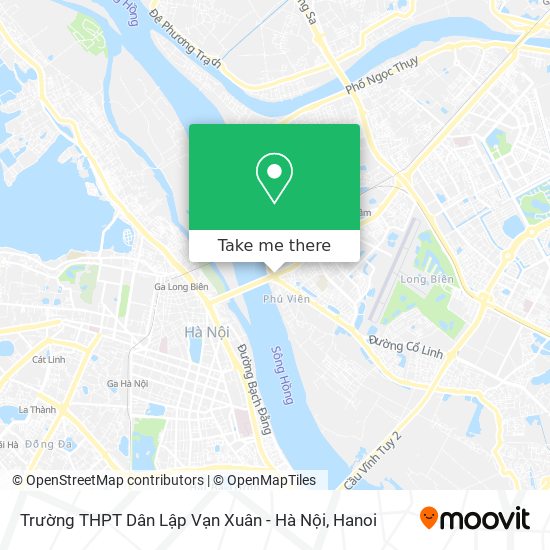 Trường THPT Dân Lập Vạn Xuân - Hà Nội map