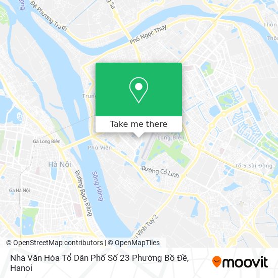 Nhà Văn Hóa Tổ Dân Phố Số 23 Phường Bồ Đề map