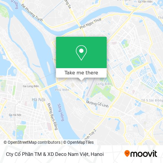 Cty Cổ Phần TM & XD Deco Nam Việt map